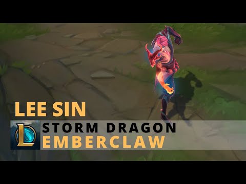 Storm Dragon Lee sin Emberclaw Chroma - League of Legends