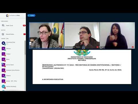 4ª Reunião Ordinária do Codir - Parte 1