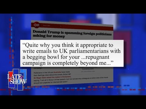 トランプはイギリスをスパム (Trump Spams The United Kingdom)