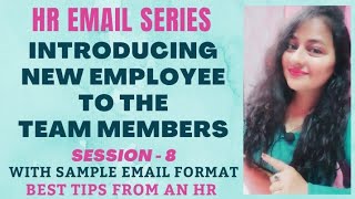 Introducing New Employee to team | Welcome Email #hremail #welcome #hr #email #readytogetupdate
