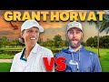 I Challenged Grant Horvat to a 18 HOLE MATCH!