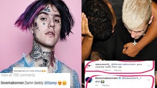 LIL PEEP AND ILOVEMAKONNEN DATING????