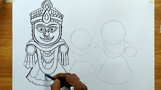 how to draw idols lord jagannathbalabhadrasubhadra