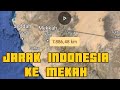 DISTANCE FROM INDONESIA TO MECCA SAUDI ARABIA