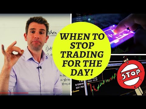 When Should You Stop Trading for the Day ❓❗ Video