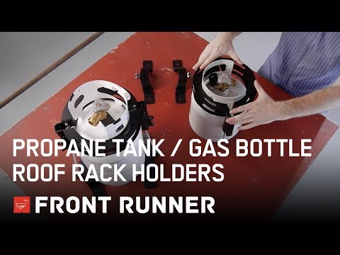 PROPANE TANK / GAS BOTTLE ROOF RACK HOLDERS - by Front Runner