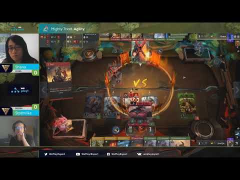 Shana vs Stormlike (Semifinals) | Artifact Mighty Triad: Agility