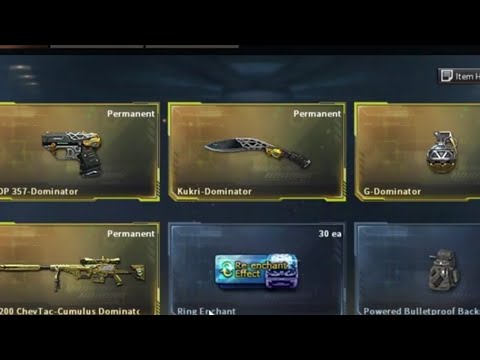 crossfire: playing garent dominator set