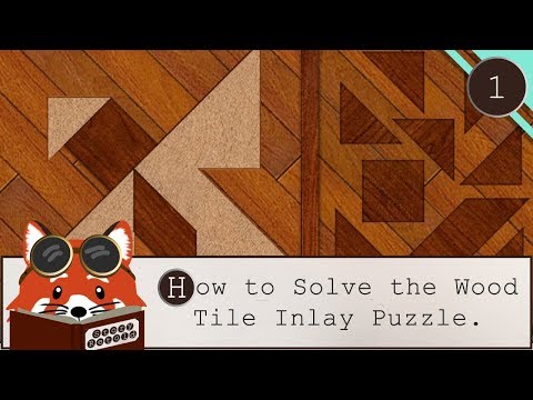 How to Solve the Wood Tile Inlay Puzzle | Message in a Haunted Mansion - YouTube