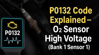 P0132 Code Explained – O2 Sensor High Voltage (Bank 1 Sensor 1)