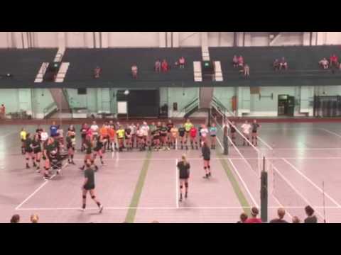 Back row Hitting, 2 setters