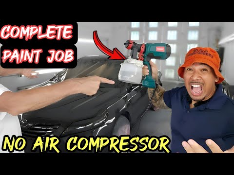 NEVER DO THIS!!  IF YOU DECIDE TO SPRAY WITH AN ELECTRIC SPRAY GUN.  PAINT CUP FAIL 😭😭