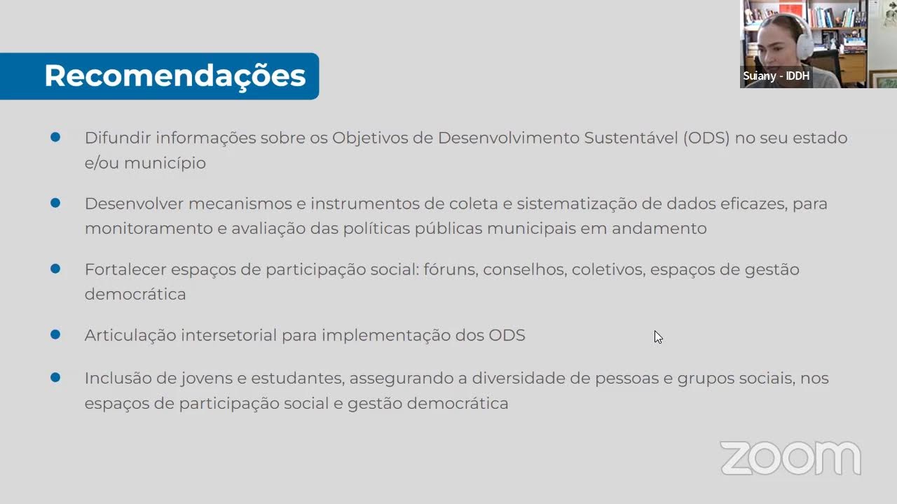 Seminários Regionais Virtuais Agenda 2030: Juventudes e Territórios [REGIÃO SUL]