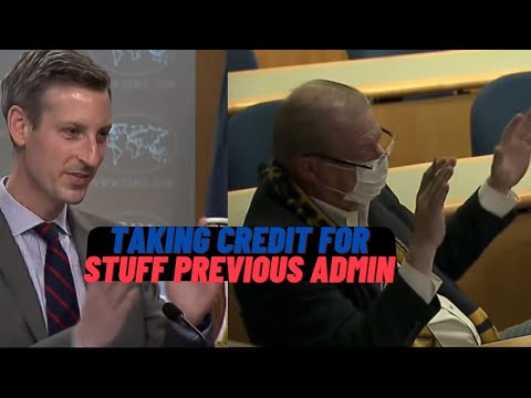 Reporter: 'You guys are taking credit for stuff the previous administration did!'