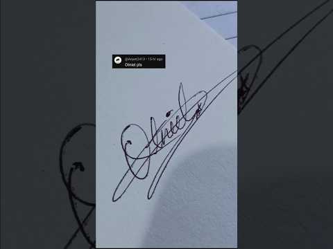 Otniel name signature || Comment your name || @Danger_Pen1.0 #signature #style #phonkmusic #pen