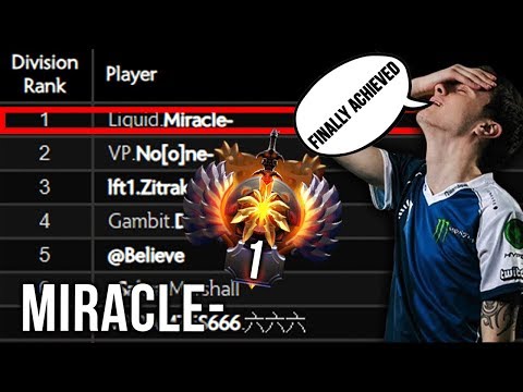 Miracle- finally achieved TOP 1, stolen again by No[o]ne-, now back to his Road to TOP 1 MMR Europe
