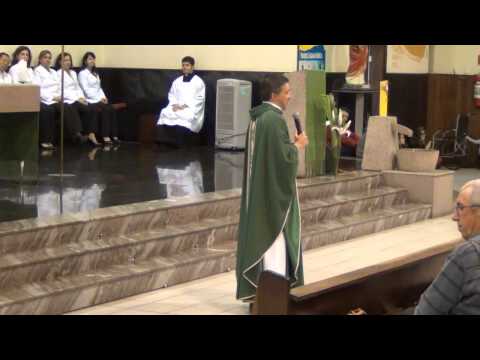 Dia 23/07/2013-Homilia Pe.Silvio César, Paróquia Sagrada Família.