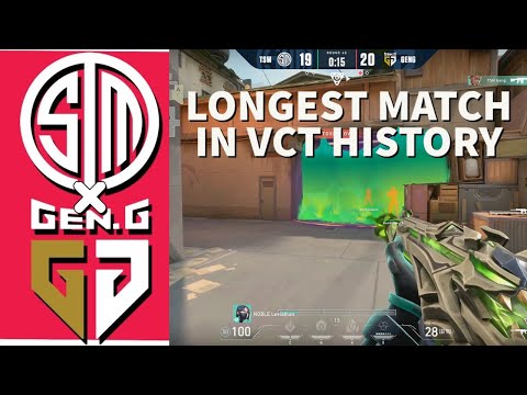 TSM vs GENG Highlights , Longest Match in Valorant VCT History , Epic Comeback From TSM