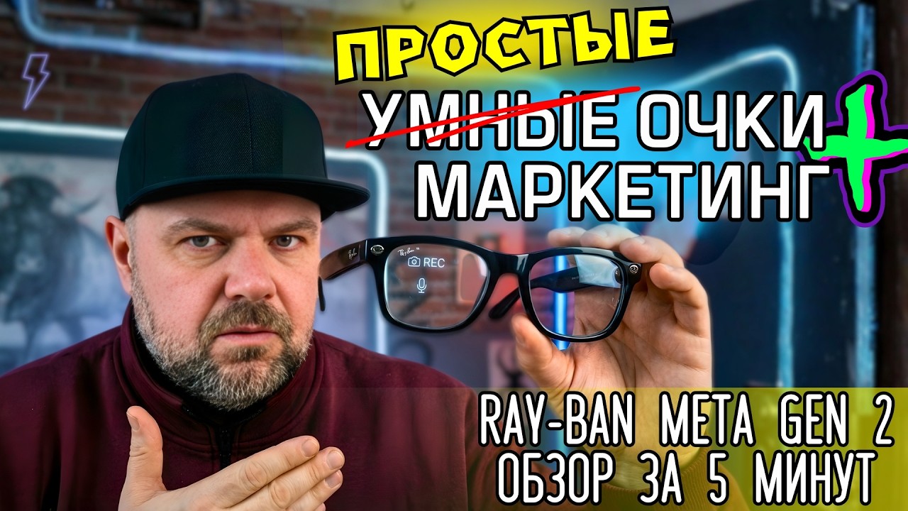 ЧЕСТНЫЙ ОБЗОР СМАРТ ОЧКОВ RAY-BAN META GEN 2. СЪЁМКА, ЗВУК, AI — ВСЁ МИМО.