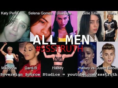 ALL MEN = Lady Gaga Dua Lipa Alicia Keys Halsey Katy Perry Transgender Transvestigation #SSStruth