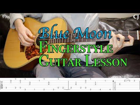Blue Moon - Tommy Emmanuel (With Tab) | Watch and Learn Fingerstyle Guitar Lesson