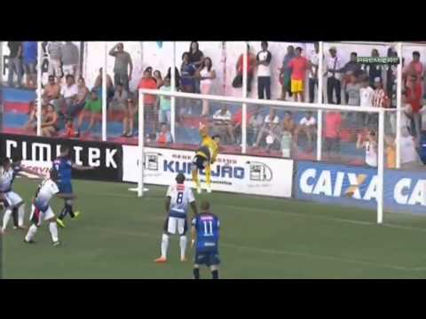 Gol Trindade 0x1 Aparecidense - Imagens: Premiere (GLOBO)