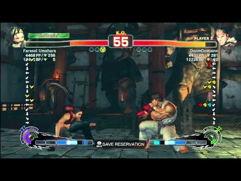 SSF4 AE [Ibuki] Farasol Umehara vs Doomdomainn [Ryu] 2