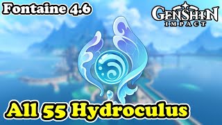 All 55 Hydroculus Locations Part 4 Genshin Impact 4.6