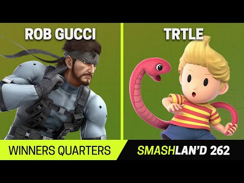 SmashLAN'd 262 Winners Quarters - Rob Gucci (Snake) vs Trtle (Lucas) - SSBU Tournament