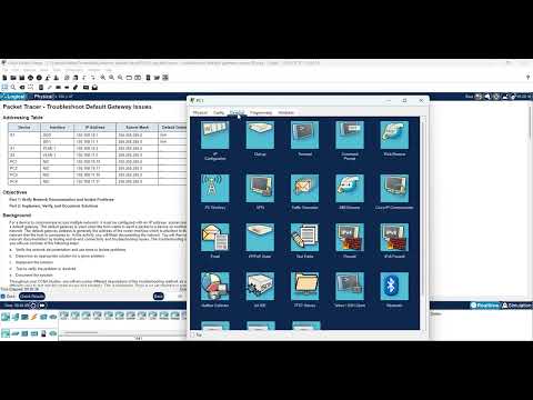 Packet Tracer  10.3.5- Troubleshoot Default Gateway Issues