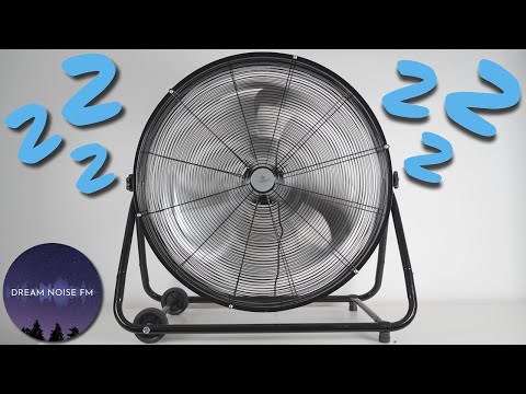 Sleep fast 😴 with a GIANT wind machine fan sound! - Black Screen