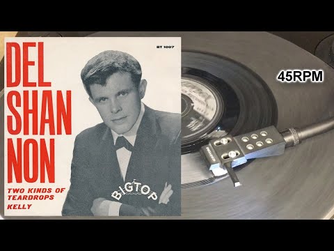 Del Shannon - Two Kinds Of Teardrops, 1963, London Records - HLX 9710 Vinyl, 7", 45 RPM