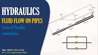 FLUID FLOW ON PIPES | SERIES AND PARALLEL CONNECTIONS | HYDRAULICS | DE LA CRUZ TUTORIALS