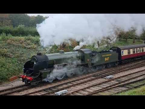 847 S15 leaving Horsted Keynes Oct 2021