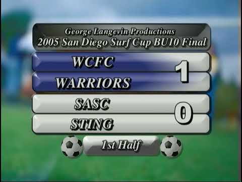 2005 08 01 WCFC WARRIORS  2  SASC STING  0  BU10 FINALS KG