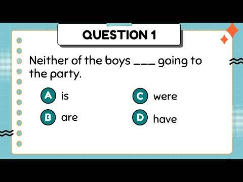 ENGLISH GRAMMAR TEST FOR GRADE 8