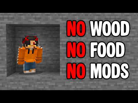 I Beat ONLY Stone Minecraft