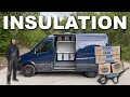 Insulating A Camper Van Utilitarian Mercedes Sprinter Conversion