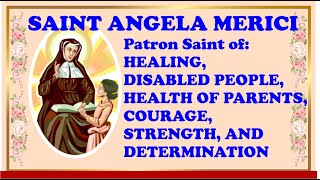 NOVENA TO SAINT ANGELA