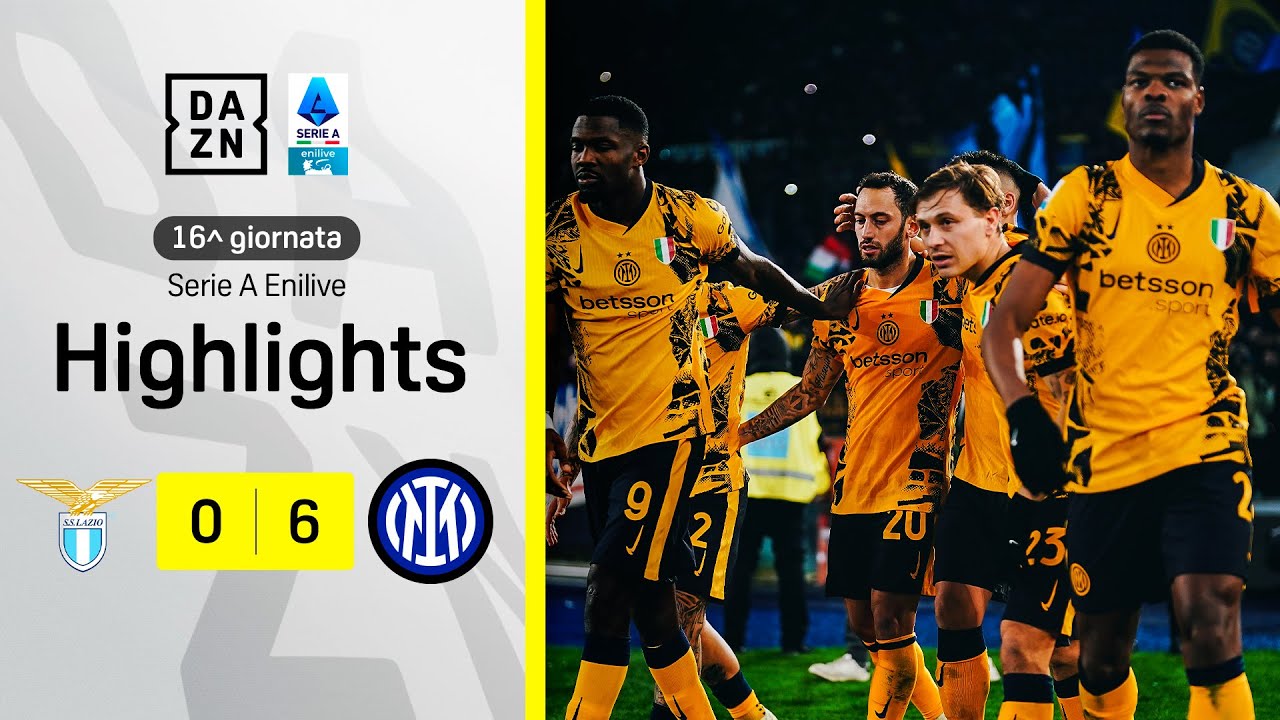 INTER 6 stratosferica! INZAGHI scuote il campionato: Lazio-Inter 0-6 | Serie A | DAZN Highlights