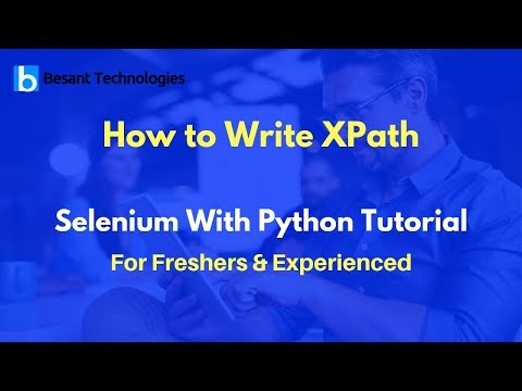 How To Write Xpath Selenium With Python Tutorial For Beginners