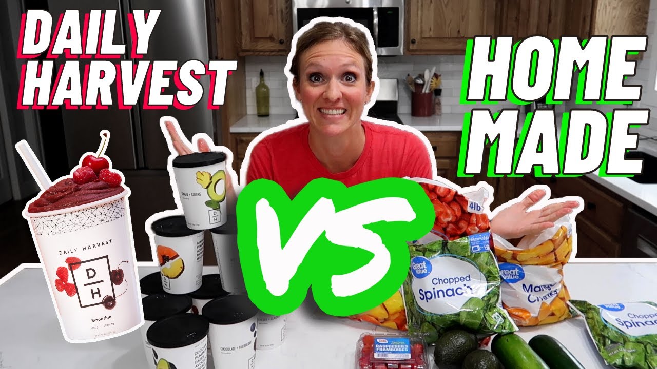 IS FREEZER MEAL PREP WORTH THE TIME? | DAILY HARVEST VS. HOMEMADE | COOK WITH ME COPYCAT RECIPES