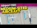 Handling Medium Aircraft with my Tiny Airport in Airport CEO!