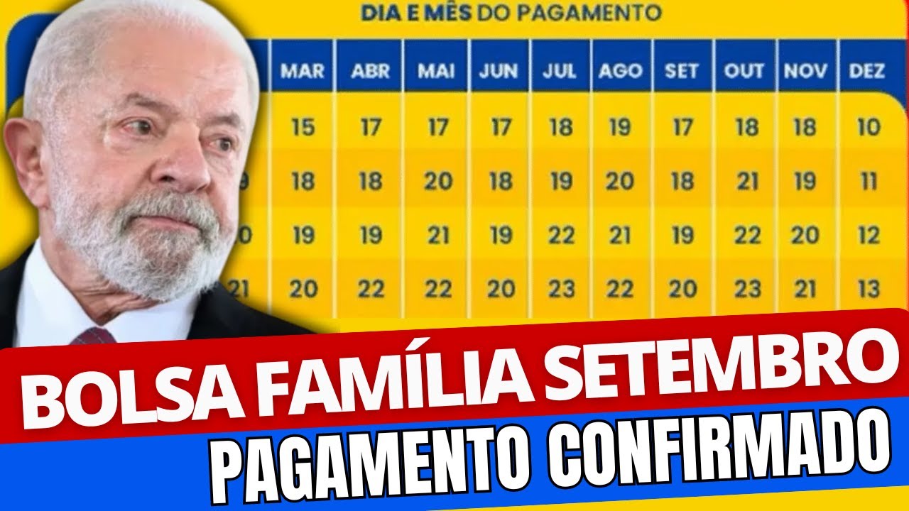 CALENDÁRIO DO BOLSA FAMÍLIA DE SETEMBRO ANTECIPADO? DATAS LIBERADAS! VALOR MUDOU?