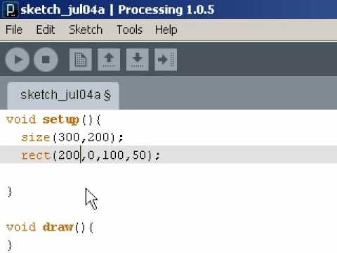 Processing Basic Shapes Part 3