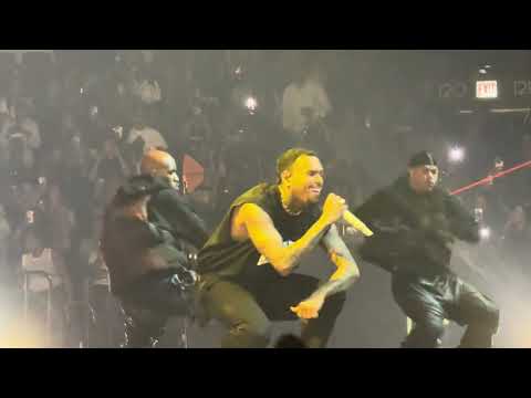 Chris Brown Heat in Chicago Best Side Front Row View on the 11:11 Tour
