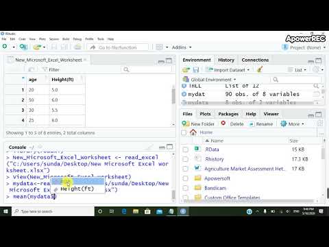 How to calculate mean, median, variance and standard deviation using R studio? (TUTORIAL)