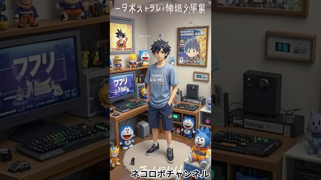 ネコロボチャンネルへようこそ！楽しんでいってくださいね！#ドラえもん #のび太 #ショートパンツ #ショート