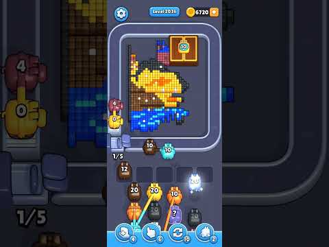 Pixel Flow Level 2036 Walkthrough