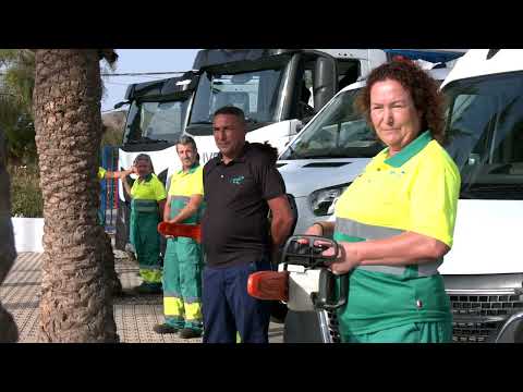 Puerto del Rosario refuerza Parques y Jardines con más de 40 trabajadores y maquinaria nueva